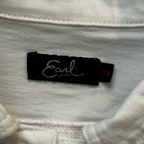 White Jean Jacket from Earl Jean - Picture 3 of 3
